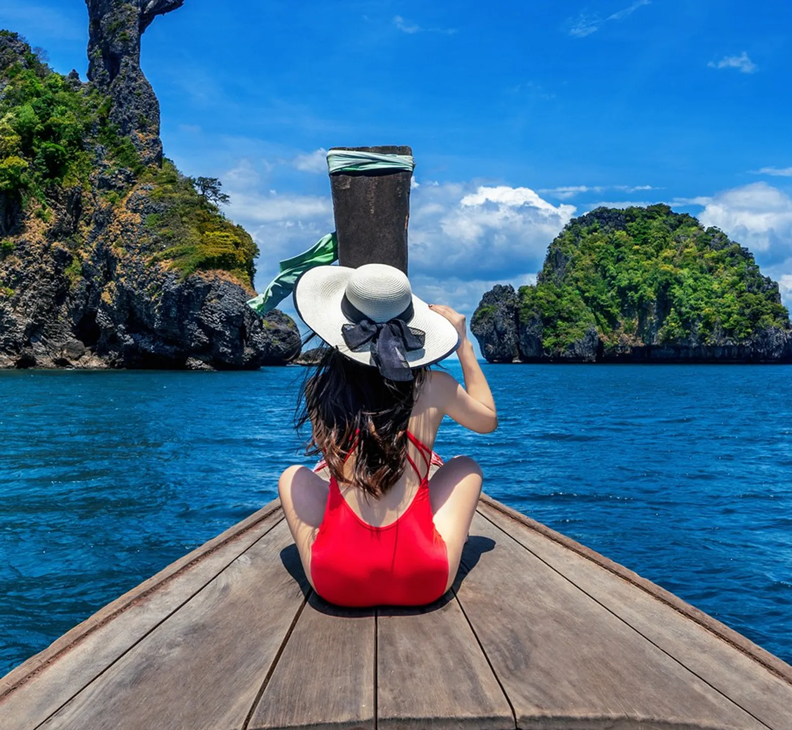 Overwater villa in tropical lagoon