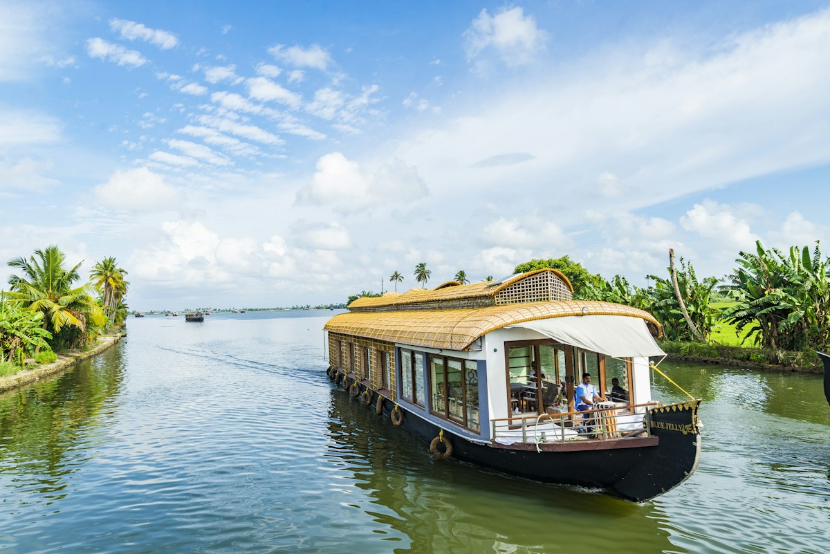 Overwater villa in tropical lagoon